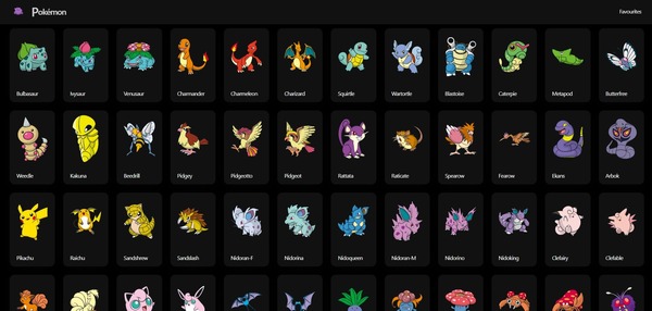 Next pokemon project